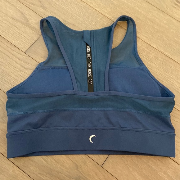 ZYIA All Star Bra Grey High Impact Full Coverage Large Blue - Picture 5 of 8